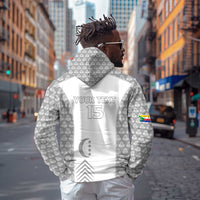 Custom Comoros Football Hoodie Go Champions White Les Coelacantes - Wonder Print Shop