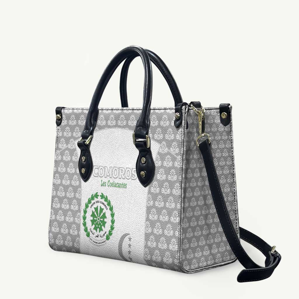 Comoros Football Leather Bag Go Champions White Les Coelacantes - Wonder Print Shop