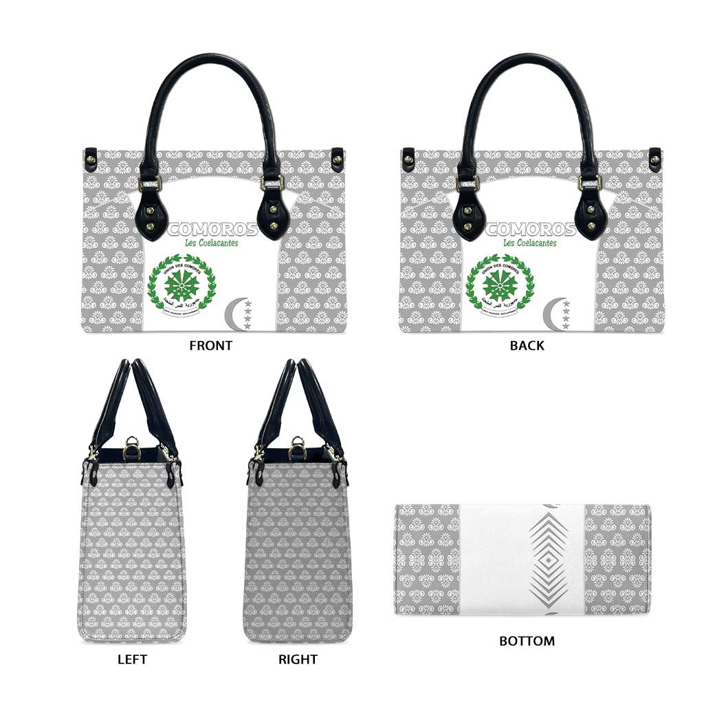 Comoros Football Leather Bag Go Champions White Les Coelacantes - Wonder Print Shop