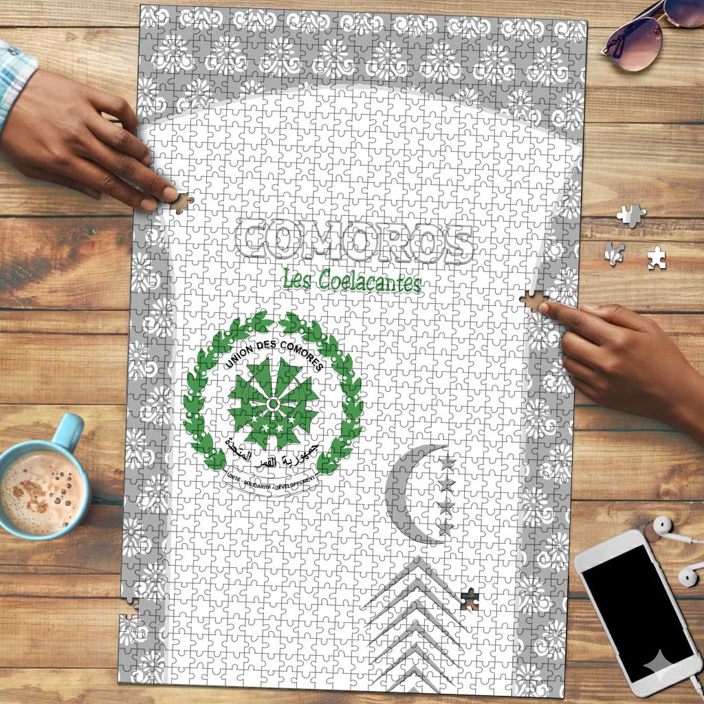 Comoros Football Puzzle Go Champions White Les Coelacantes - Wonder Print Shop
