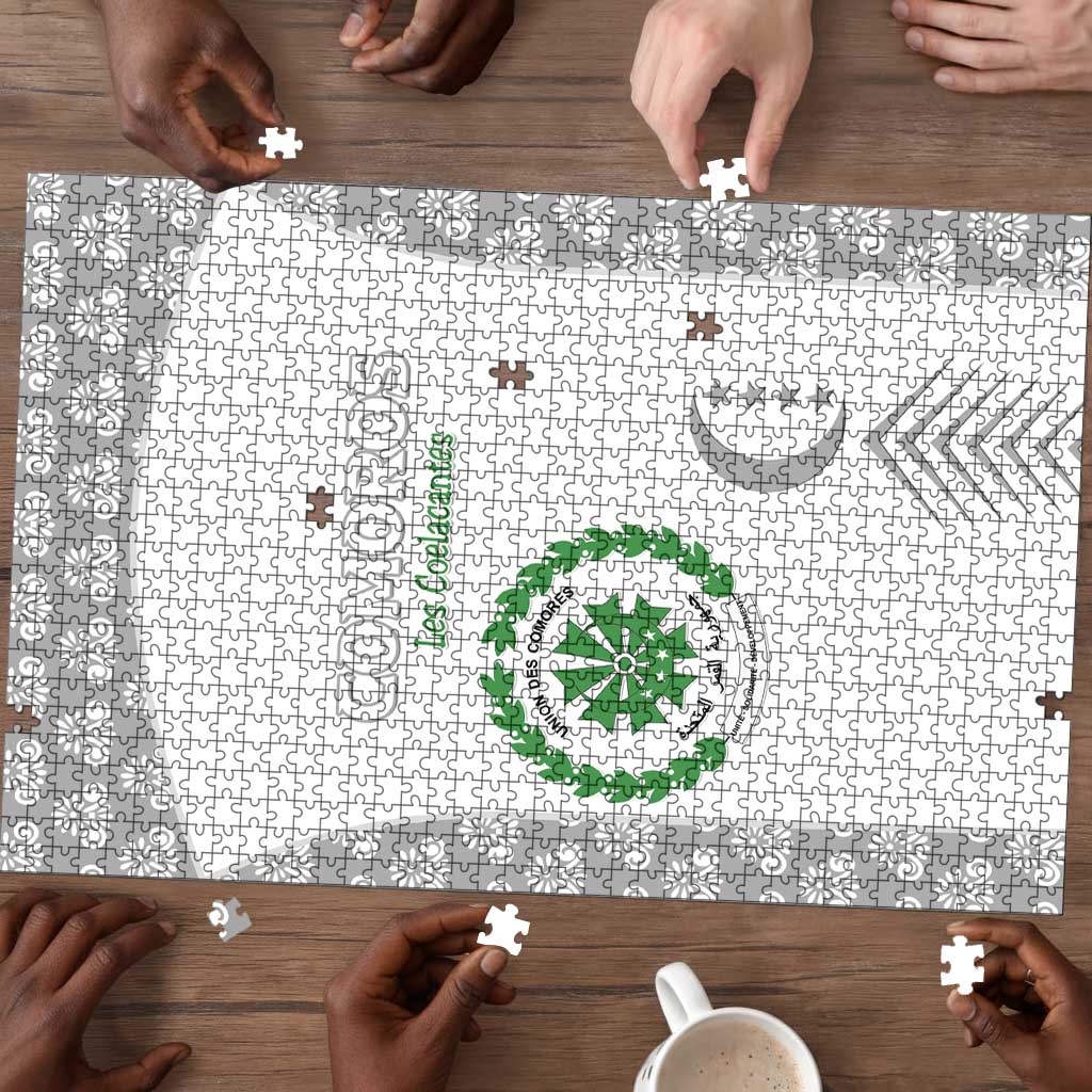 Comoros Football Puzzle Go Champions White Les Coelacantes - Wonder Print Shop