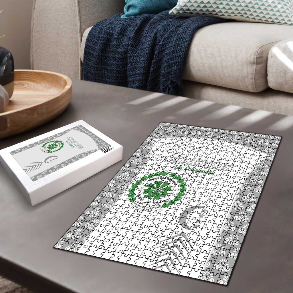 Comoros Football Puzzle Go Champions White Les Coelacantes - Wonder Print Shop