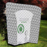 Comoros Football Quilt Go Champions White Les Coelacantes - Wonder Print Shop