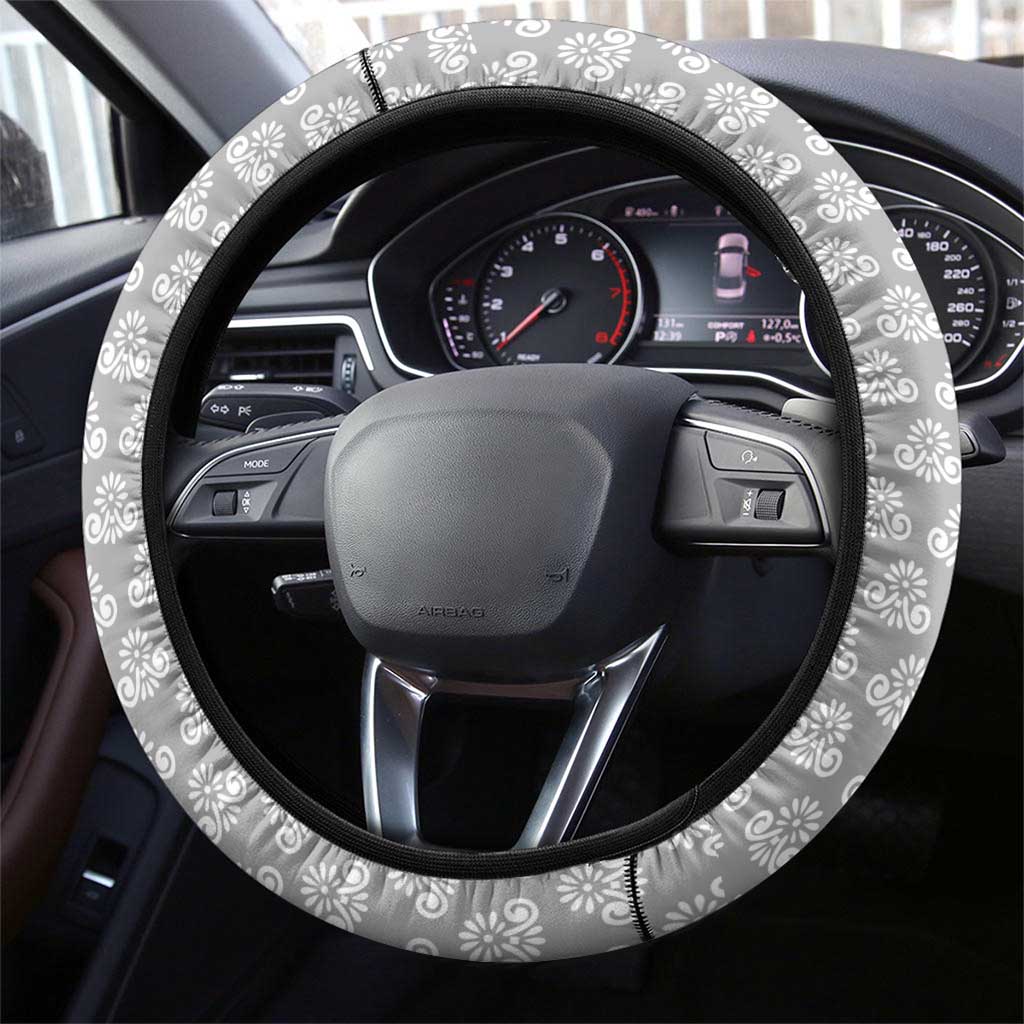 Comoros Football Steering Wheel Cover Go Champions White Les Coelacantes - Wonder Print Shop