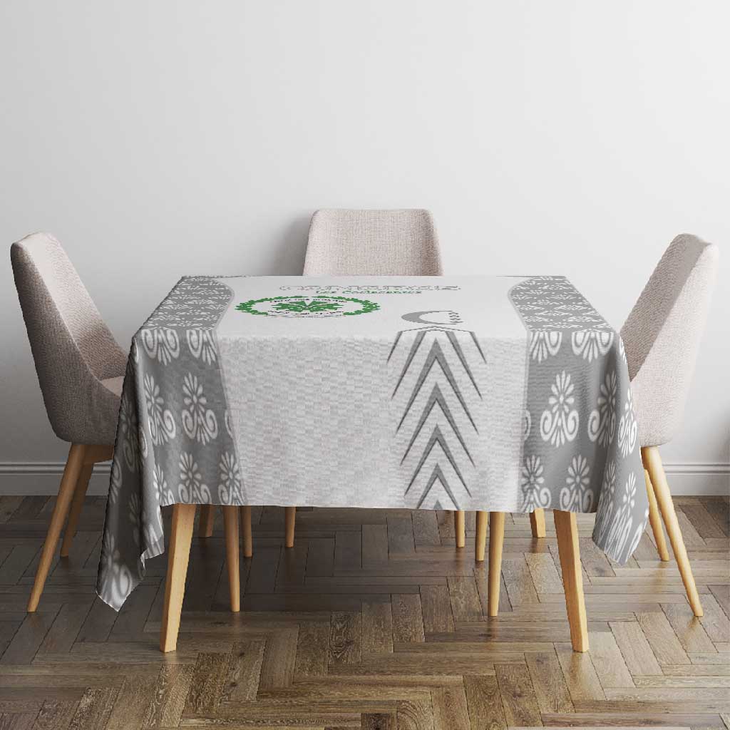 Comoros Football Tablecloth Go Champions White Les Coelacantes - Wonder Print Shop