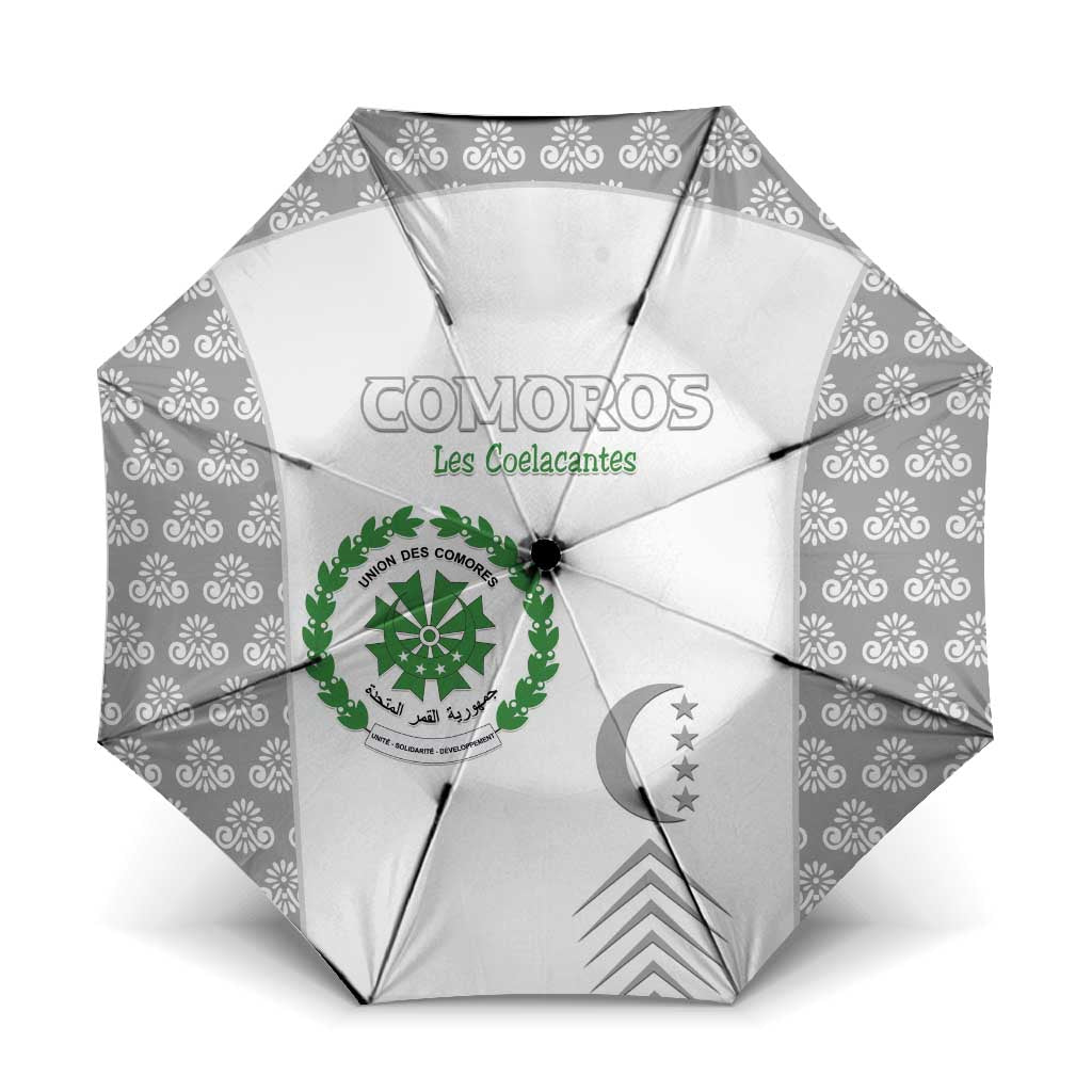 Comoros Football Umbrella Go Champions White Les Coelacantes - Wonder Print Shop