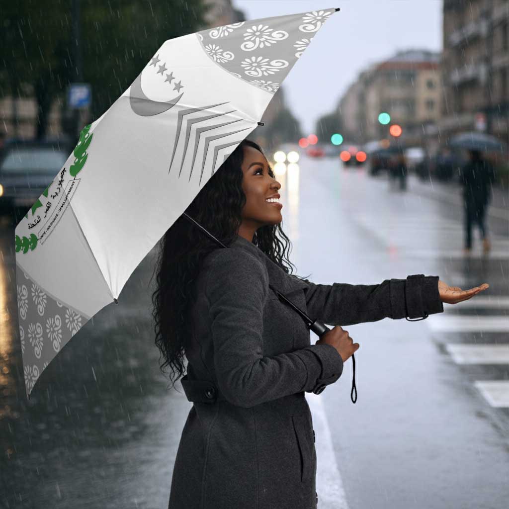 Comoros Football Umbrella Go Champions White Les Coelacantes - Wonder Print Shop