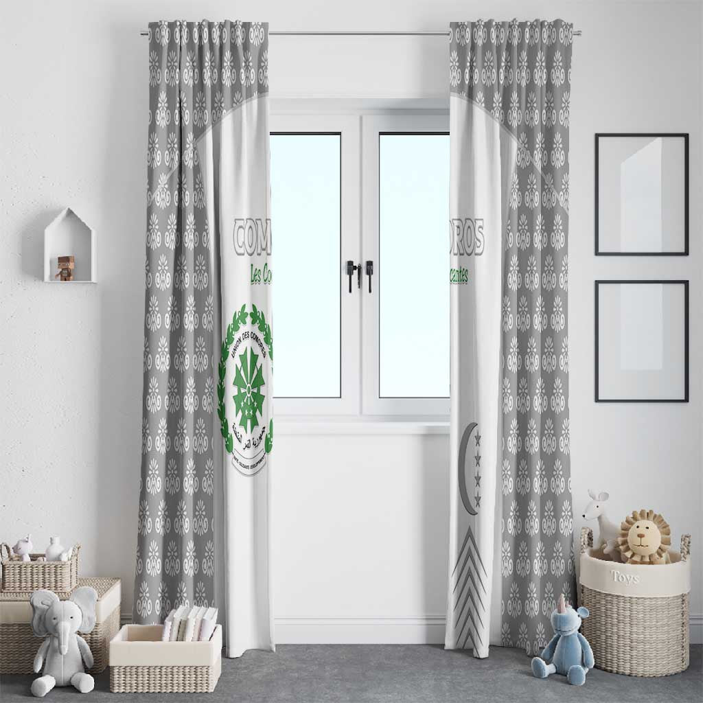 Comoros Football Window Curtain Go Champions White Les Coelacantes - Wonder Print Shop