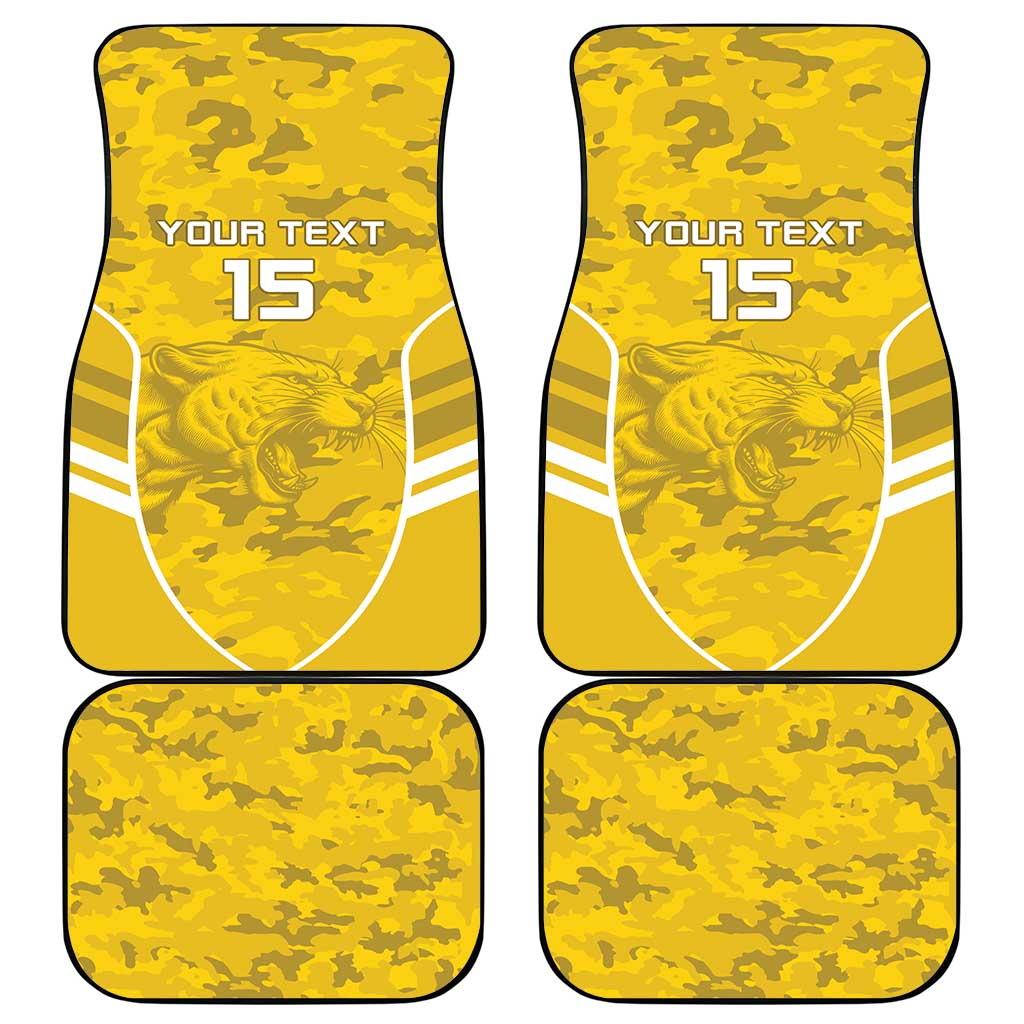 Custom Gabon Football Car Mats Go Panthers