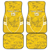 Custom Gabon Football Car Mats Go Panthers