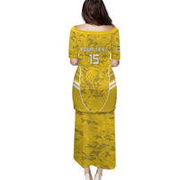 Custom Gabon Football Puletasi Go Panthers