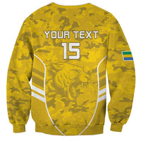 Custom Gabon Football Sweatshirt Go Panthers - Wonder Print Shop