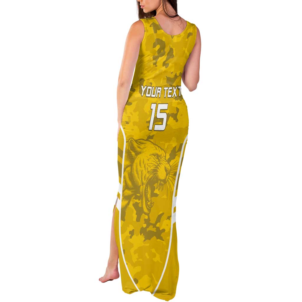 Custom Gabon Football Tank Maxi Dress Go Panthers - Wonder Print Shop