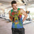 Personalised Gabon Men Tank Top Coat Of Arms With African Pattern