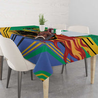 Gabon Black Panther Tablecloth Coat Of Arms - Wonder Print Shop