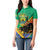 Gabon Black Panther Women Polo Shirt Coat Of Arms - Wonder Print Shop