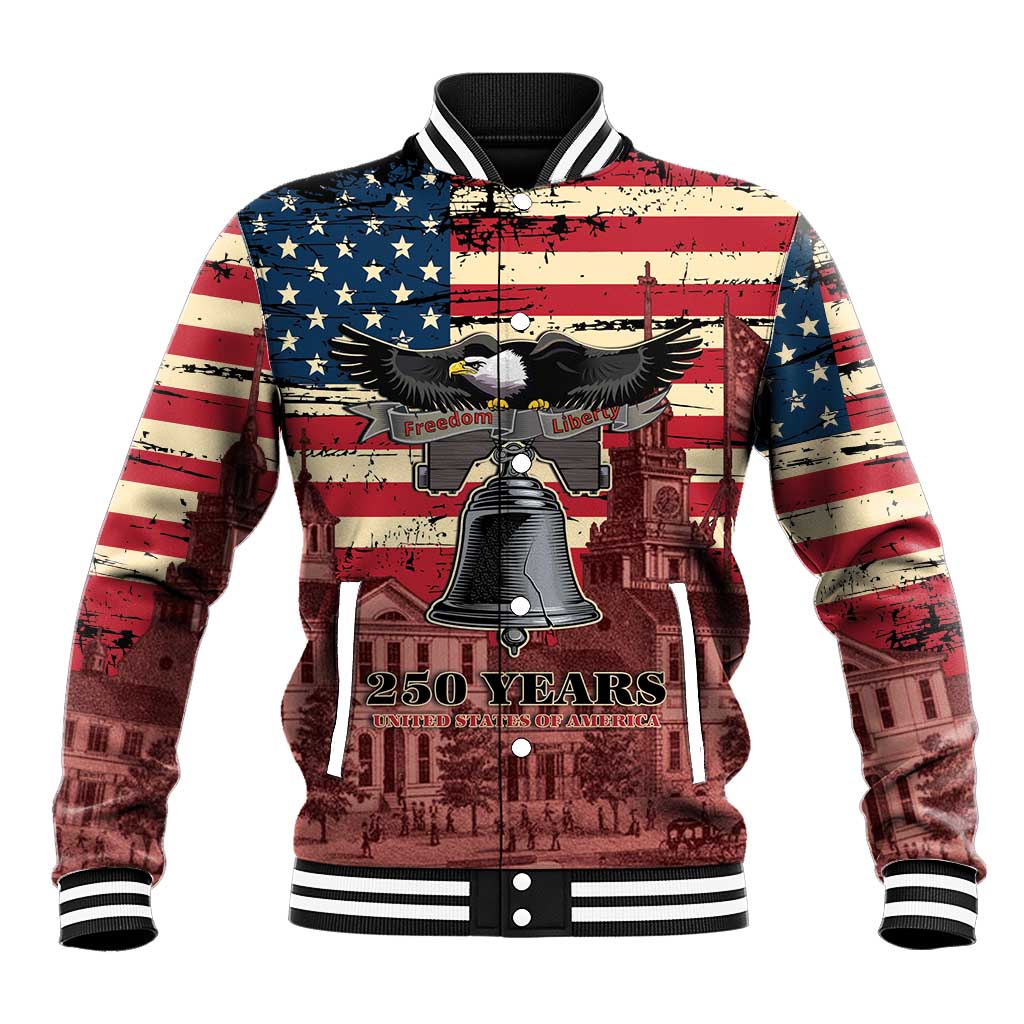 Liberty Bell 250 Years Baseball Jacket United States of America