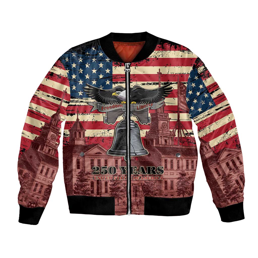 Liberty Bell 250 Years Bomber Jacket United States of America