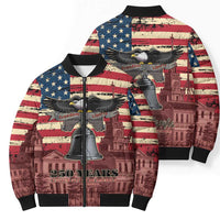 Liberty Bell 250 Years Bomber Puffer Jacket United States of America