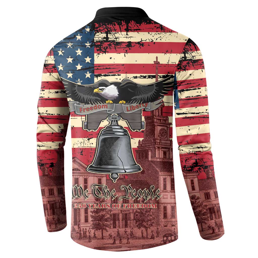 Liberty Bell 250 Years Button Sweatshirt United States of America