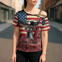 Liberty Bell 250 Years Cross Shoulder Shirt United States of America