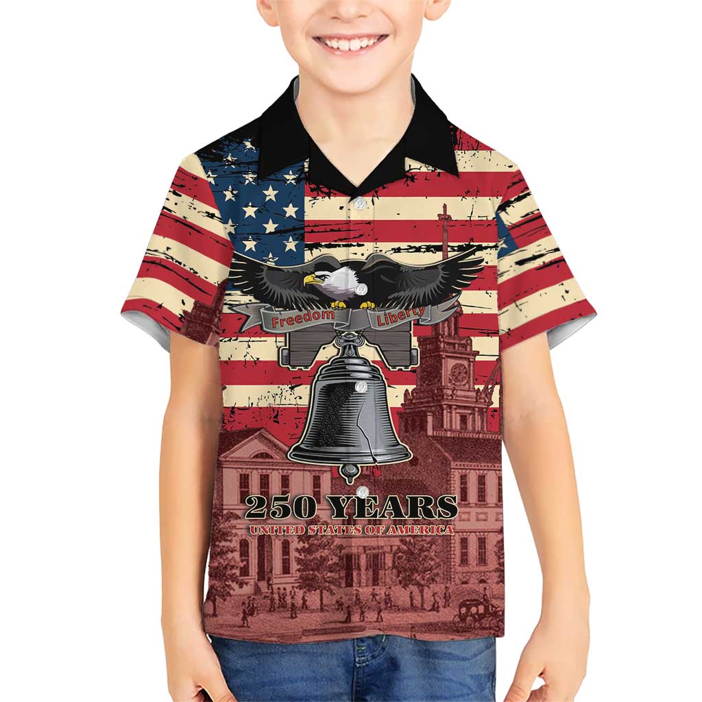 Liberty Bell 250 Years Hawaiian Shirt United States of America