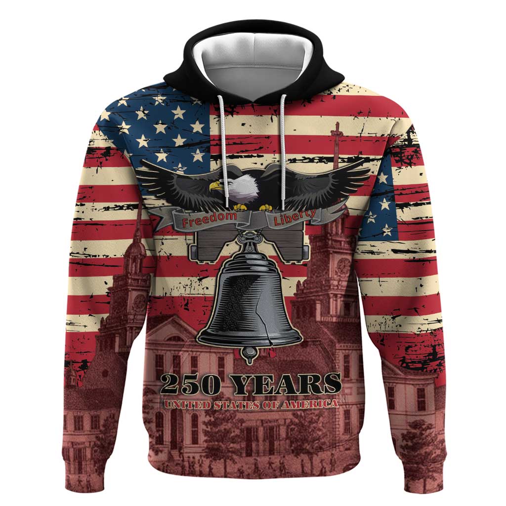 Liberty Bell 250 Years Hoodie United States of America