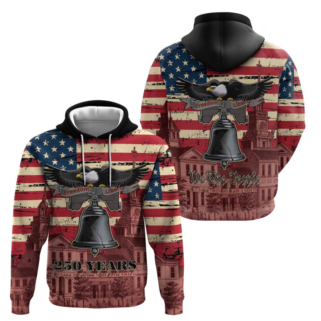 Liberty Bell 250 Years Hoodie United States of America