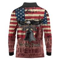 Liberty Bell 250 Years Long Sleeve Polo Shirt United States of America