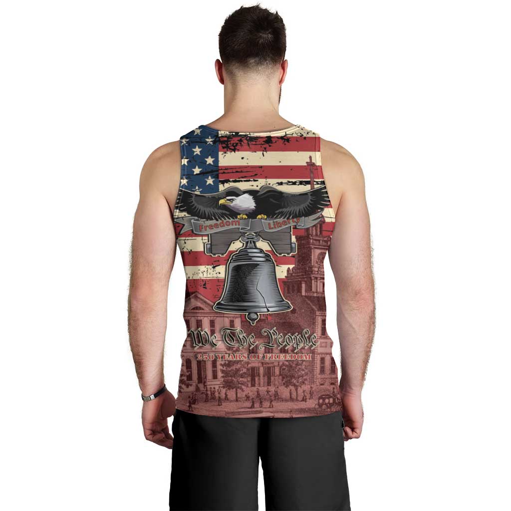 Liberty Bell 250 Years Men Tank Top United States of America