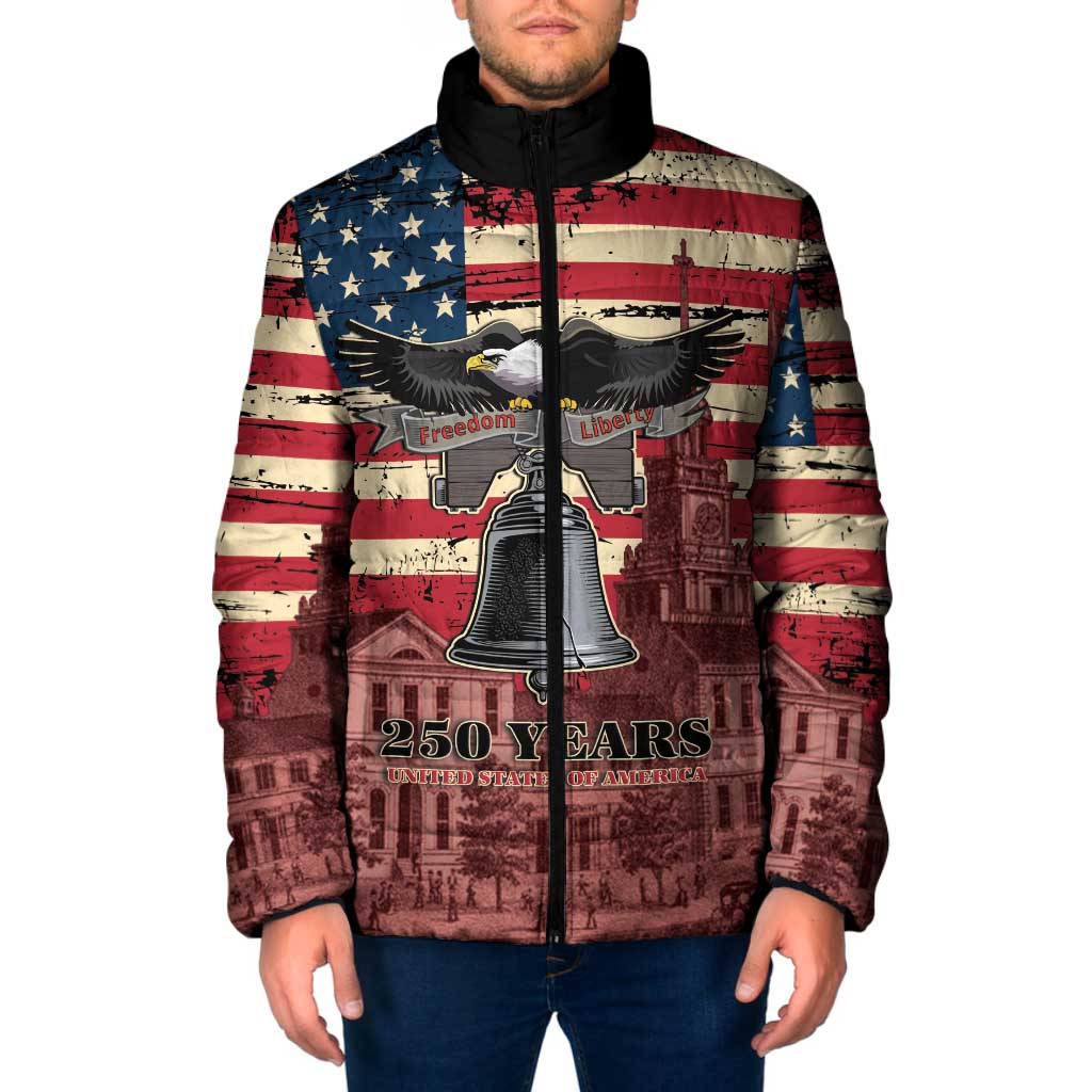 Liberty Bell 250 Years Padded Jacket United States of America