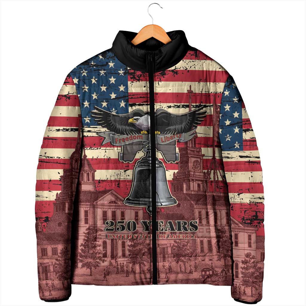Liberty Bell 250 Years Padded Jacket United States of America