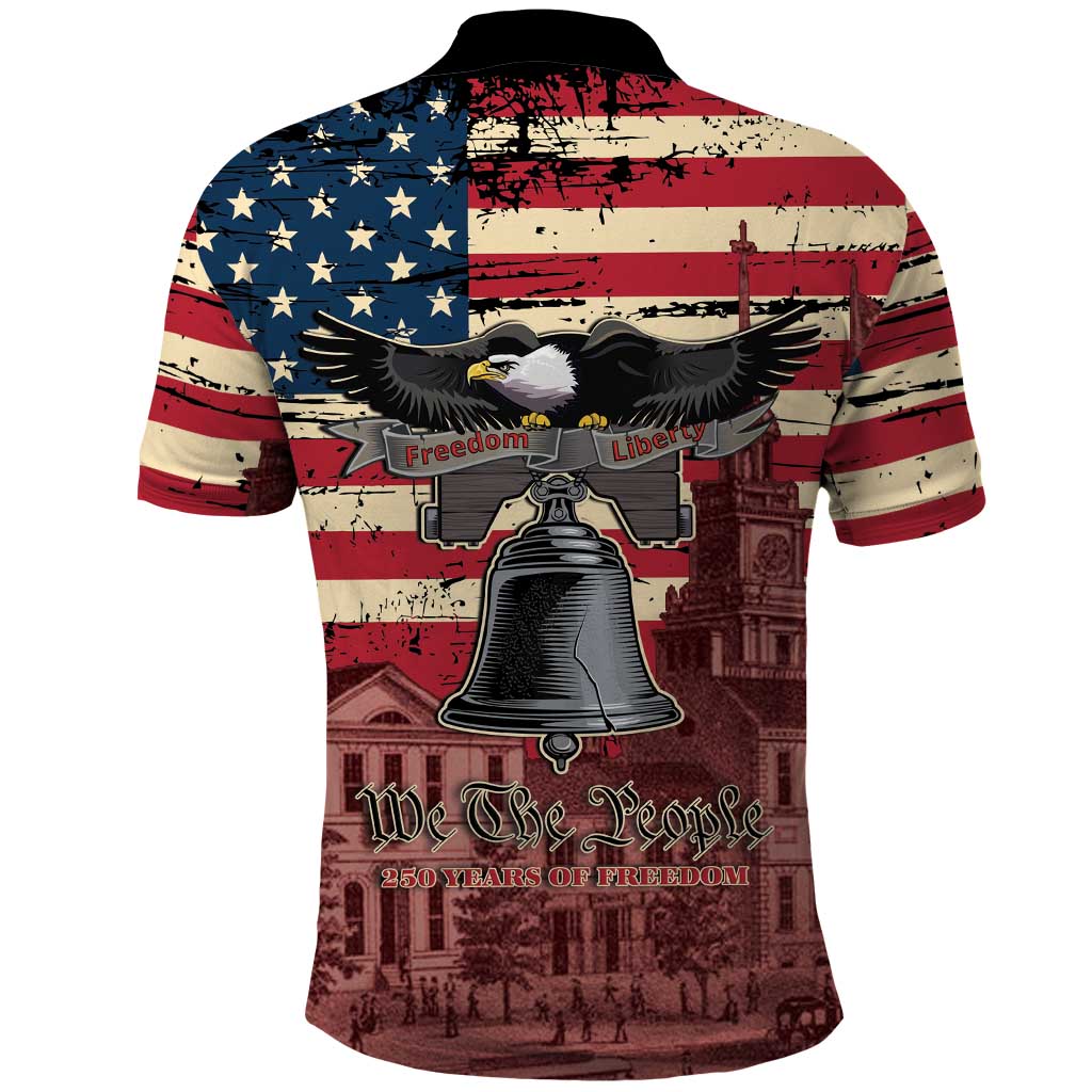Liberty Bell 250 Years Polo Shirt United States of America