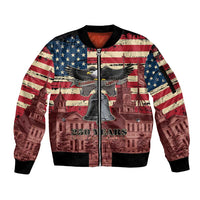 Liberty Bell 250 Years Sleeve Zip Bomber Jacket United States of America