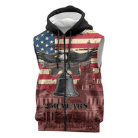 Liberty Bell 250 Years Sleeveless Zip Hoodie United States of America