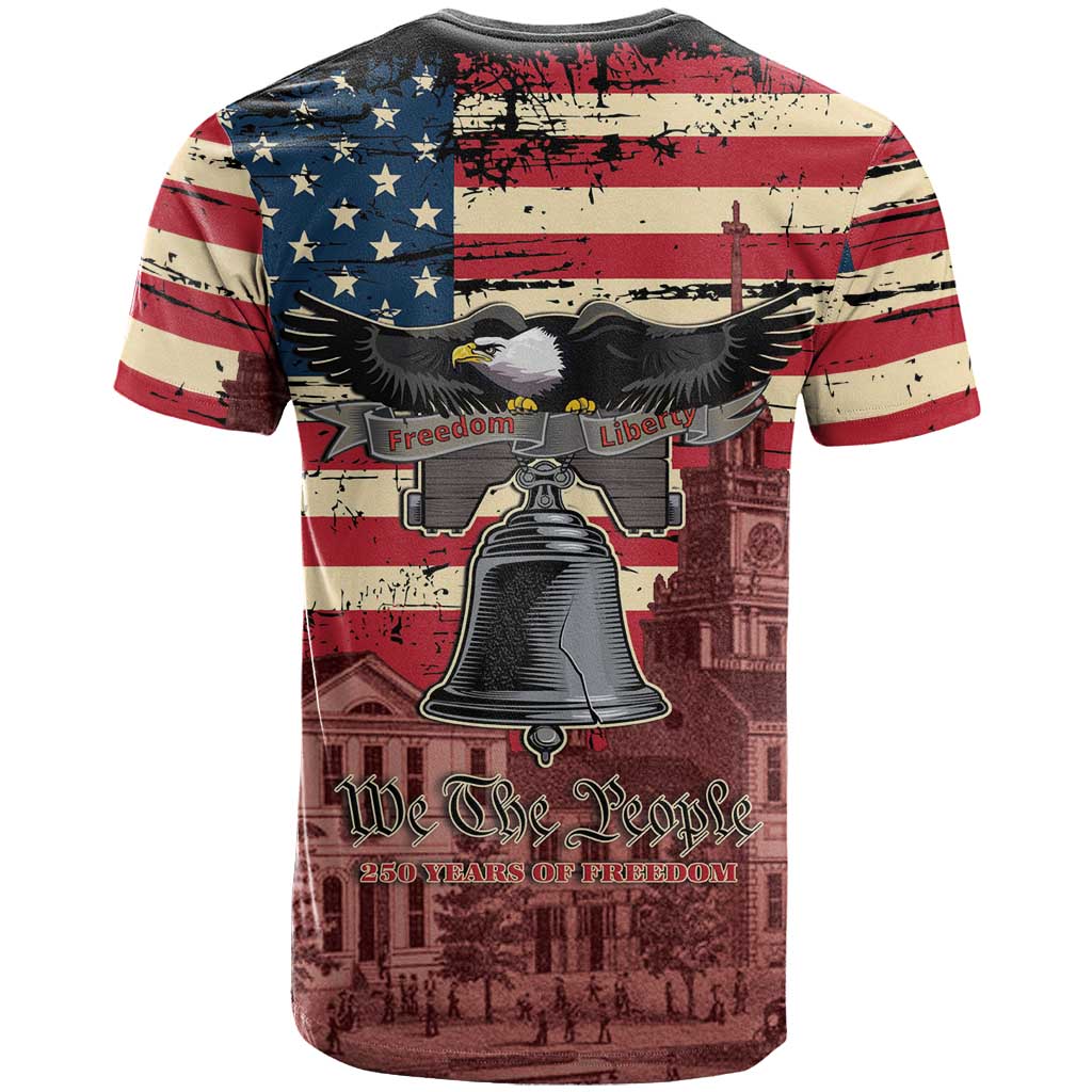 Liberty Bell 250 Years T Shirt United States of America