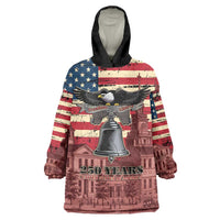 Liberty Bell 250 Years Wearable Blanket Hoodie United States of America