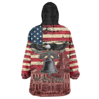 Liberty Bell 250 Years Wearable Blanket Hoodie United States of America