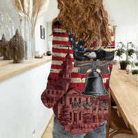Liberty Bell 250 Years Women Casual Shirt United States of America