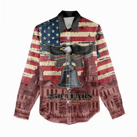 Liberty Bell 250 Years Women Casual Shirt United States of America