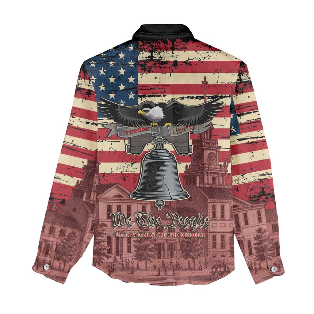 Liberty Bell 250 Years Women Casual Shirt United States of America