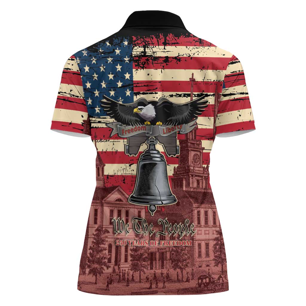 Liberty Bell 250 Years Women Polo Shirt United States of America