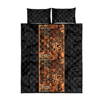 African Tribal Heritage Quilt Bed Set Earth Tone Pattern