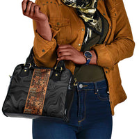 African Tribal Heritage Shoulder Handbag Earth Tone Pattern