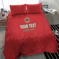 Custom Morocco Football Bedding Set Dima Maghrib