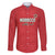 Custom Morocco Football Family Matching Long Sleeve Bodycon Dress and Hawaiian Shirt Dima Maghrib