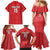 Custom Morocco Football Family Matching Mermaid Dress and Hawaiian Shirt Dima Maghrib