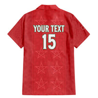 Custom Morocco Football Family Matching Mermaid Dress and Hawaiian Shirt Dima Maghrib