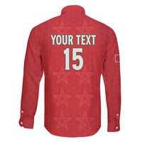 Custom Morocco Football Family Matching Mermaid Dress and Hawaiian Shirt Dima Maghrib