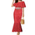 Custom Morocco Football Family Matching Mermaid Dress and Hawaiian Shirt Dima Maghrib